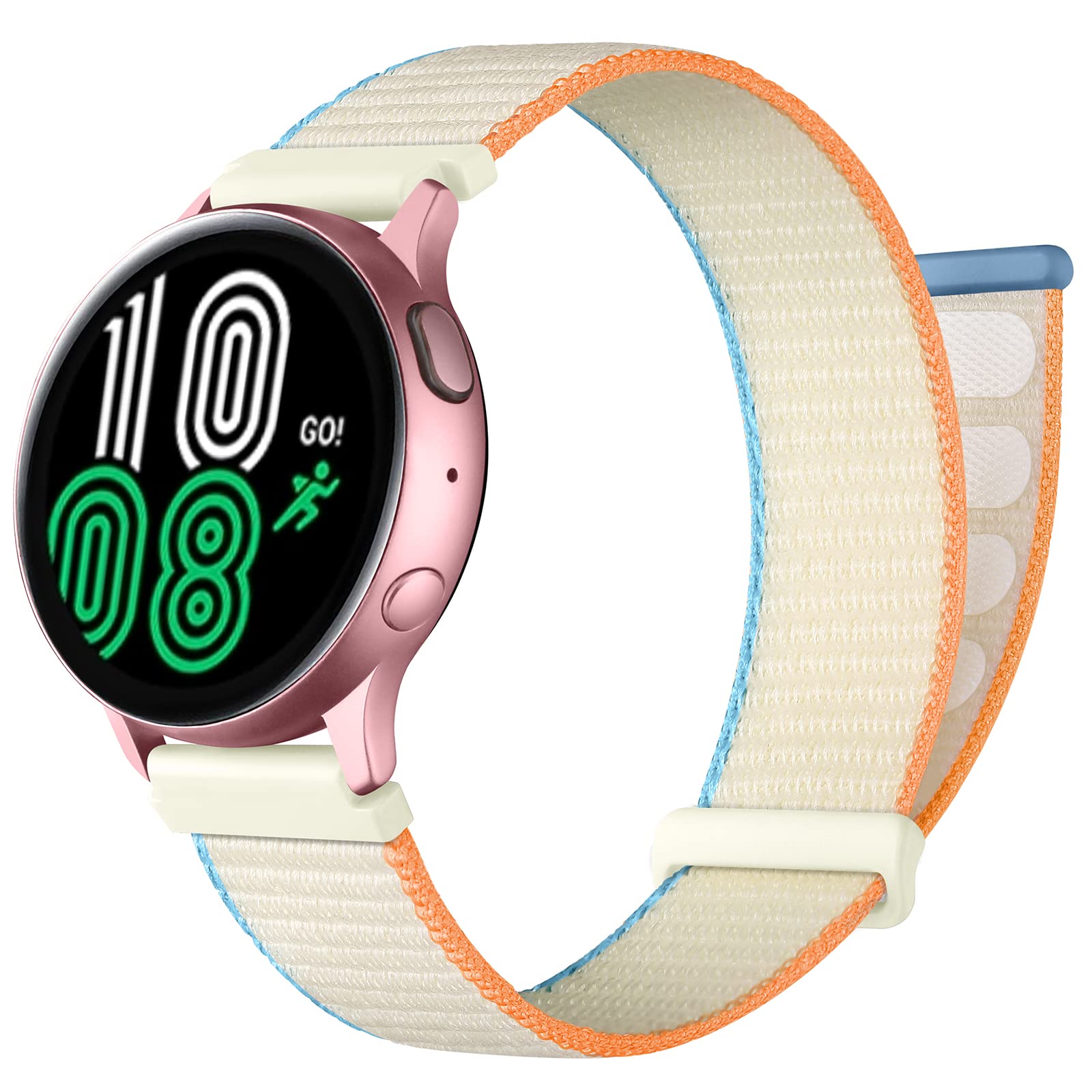 Nylon Strap Compatible with Samsung Galaxy Watch Strap, Adjustable Fabric Strap for Samsung 20mm 22mm Strap