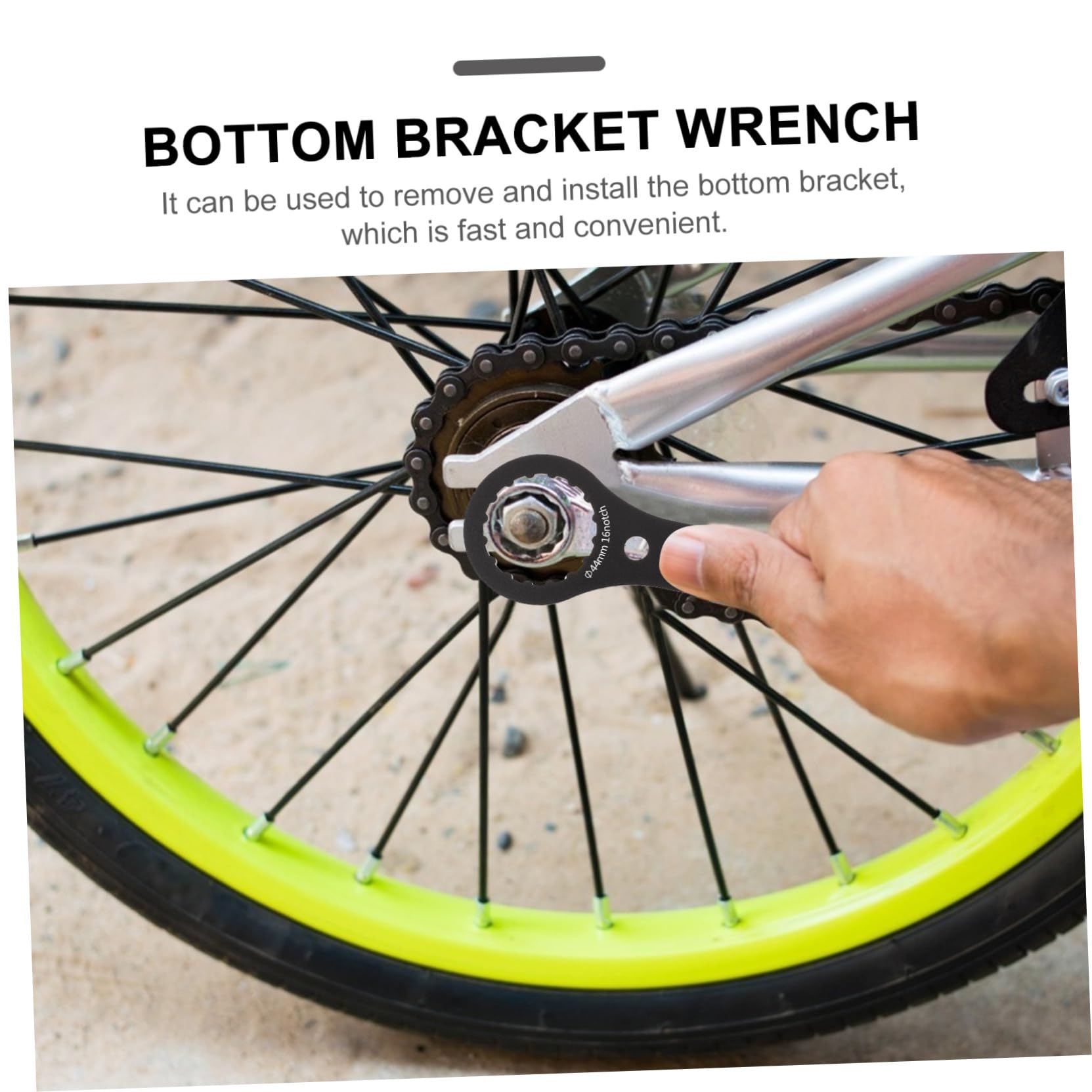 Supvox 5St Fahrradschlüssel reparaturset fahrrad bike tool Blitzrad Fahrrad-Reparatur-Werkzeugsatz Pedale Fahrrad Achsschlüssel Werkzeug Kurbelgarnitur-Entferner Aluminiumlegierung Black