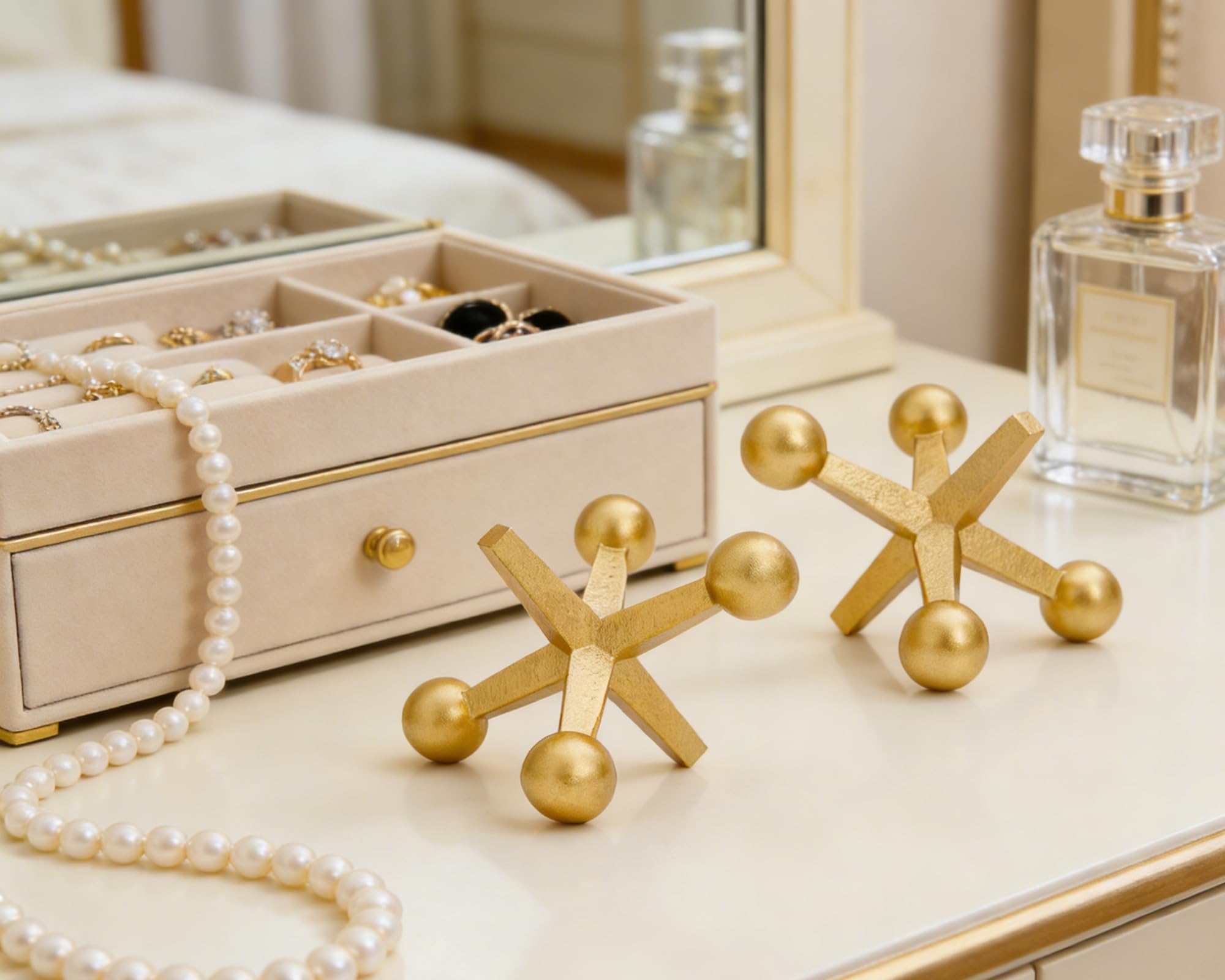 Amazon.com: AMOIENSIS Retro Jack Knick Knacks Gold Accent Decor