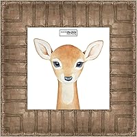 Vista 3 de Poster Palooza 5x5 Inch Ornate Antique Silver Complete Wood Square Picture Frame with UV Acrylic Plexiglass, Foam Board Backing & Hardware Included