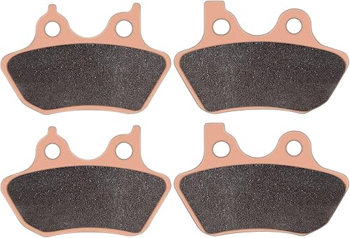 SCITOO Pastillas de freno sinterizadas para Dyna, Glide, 2000, 2001, 2002, 2003, 2004, 2005, 2006, 2007, para Fatboy, Heritage Softail, Night Train, disponible en Yaxa El Salvador