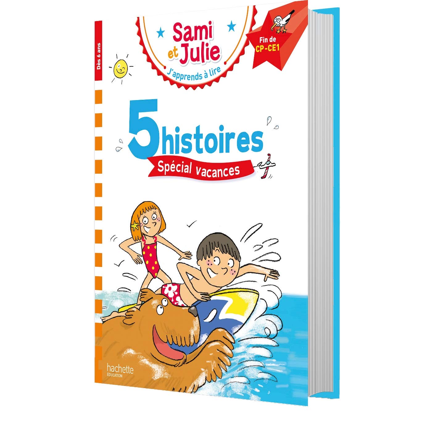 Hachette Education Livre 5 histoires spécial vacances Fin CP-CE1