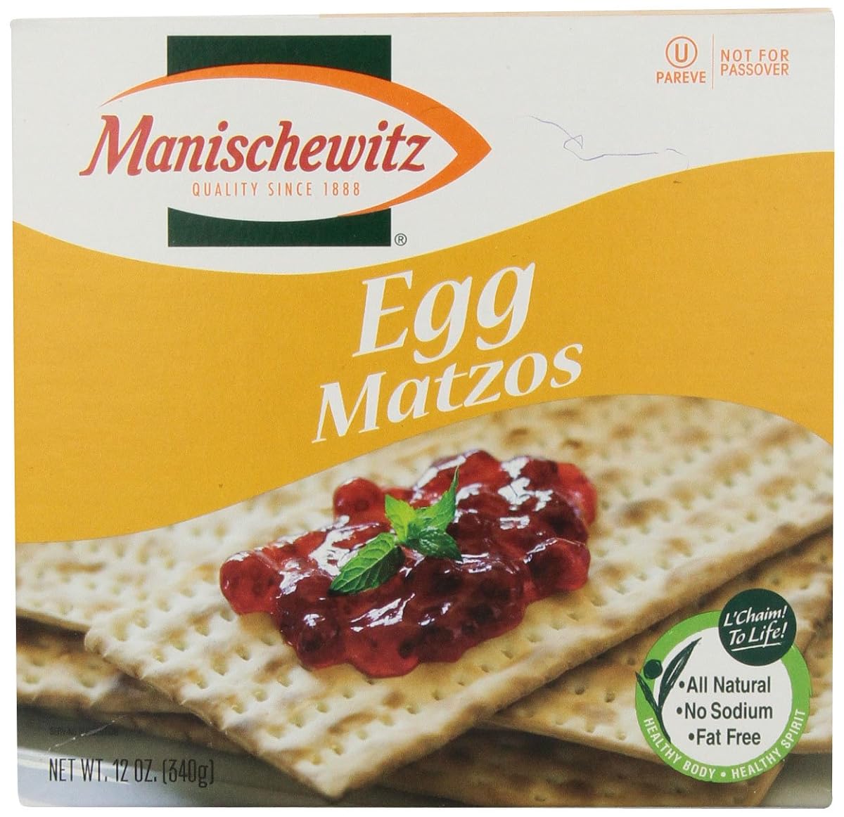 Manischewitz Egg Matzo, 12 Oz