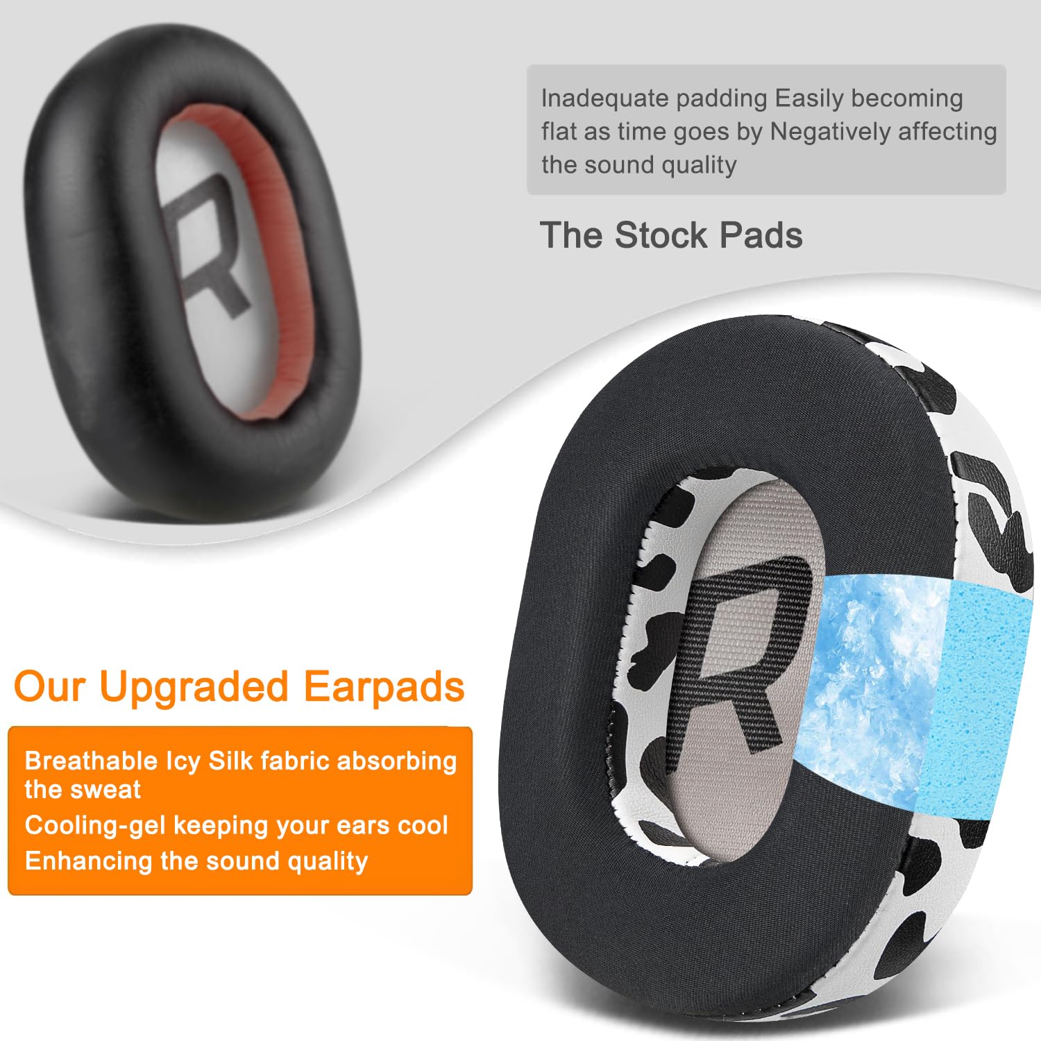 Imitación Oreja Almohadilla Amortiguador Para Plantronics Backbeat Pro 2 Se En E - Foto 4