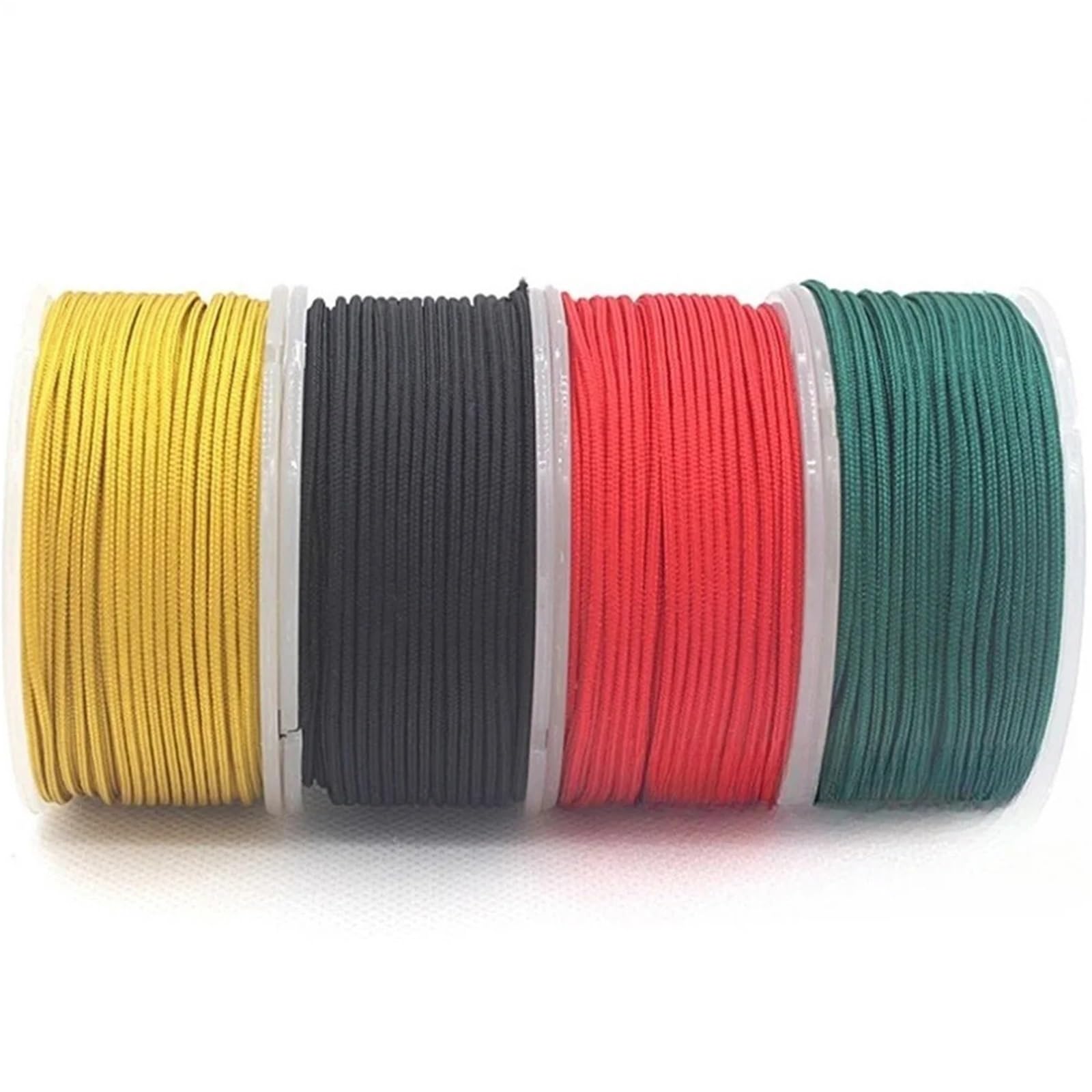 Lot de 5 cordons en nylon tressés pour la fabrication de bijoux, colliers, bracelets, colliers, nœuds chinois (violet clair) - 2 mm x 50 m