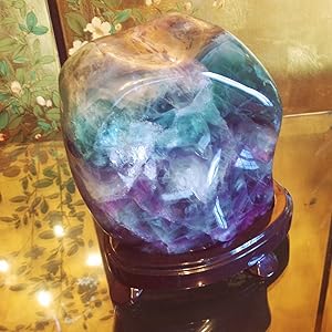 Amazon.co.jp: theory xyz フローライト原石 美品 置物 甲府製