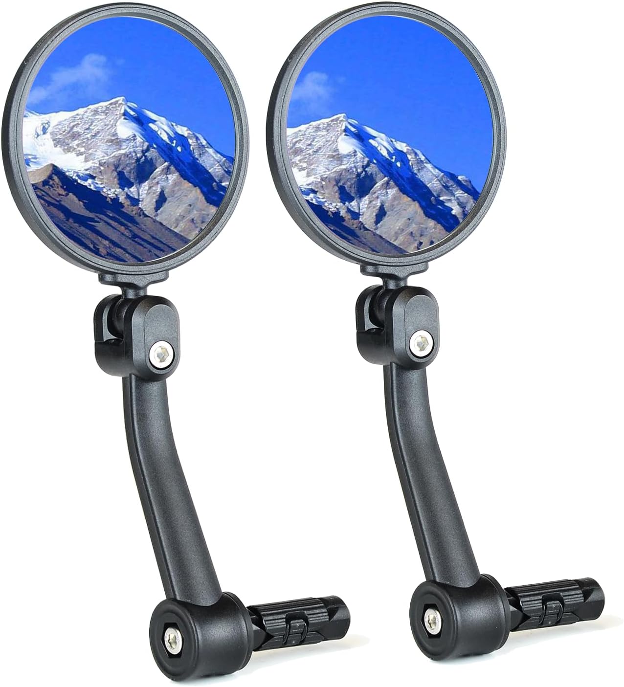 BriskMore Bar End Bike Mirrors For Mountain Bikes, Highu2013Definition