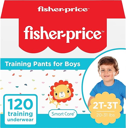 Smart Care Fisher-Price Pantalones de entrenamiento, 2T-3T (niño), 120 unidades