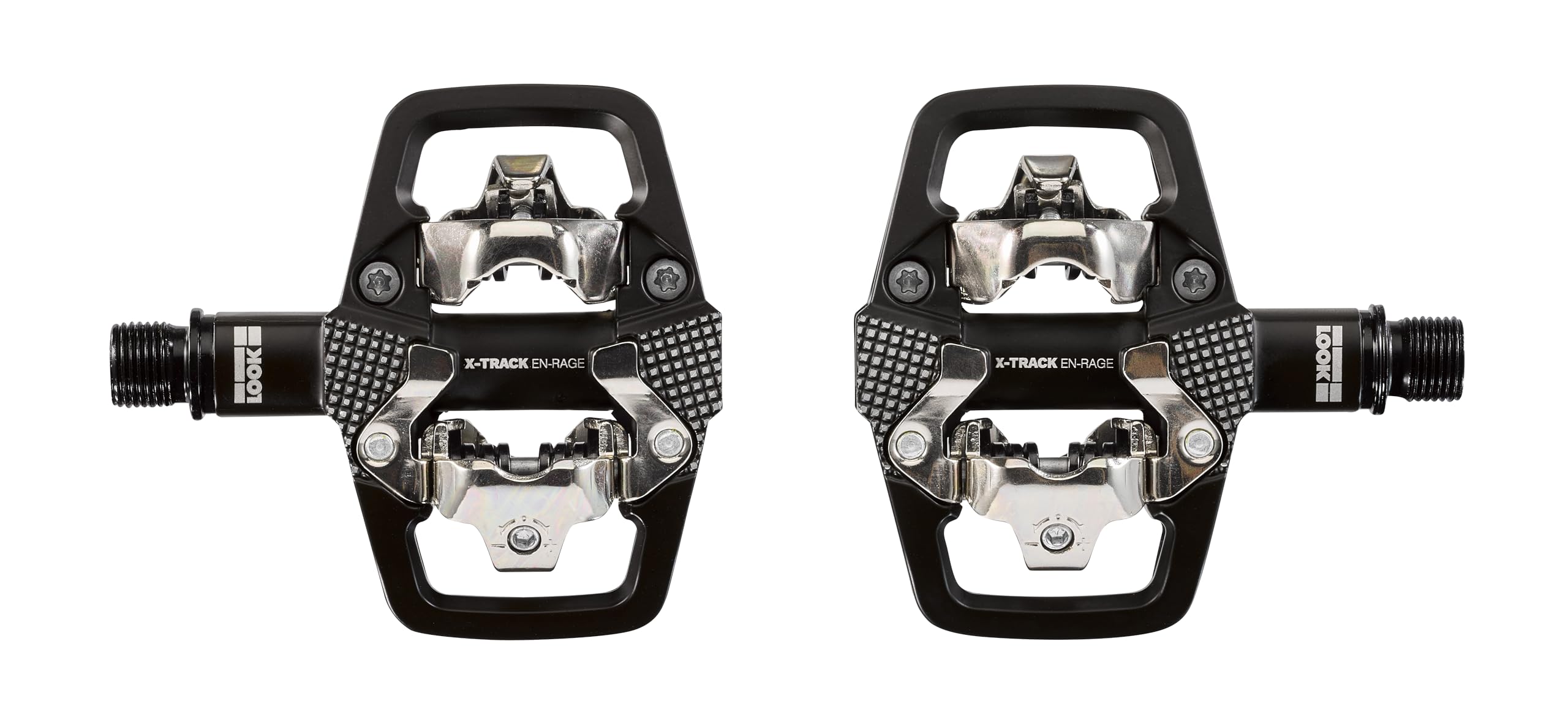 Image secondaire de LOOK Cycle - Pédales VTT X-Track en-Rage - Mécanisme Compatible au Standard SPD - Corps en Aluminium - Grandes Surfaces d'Appui