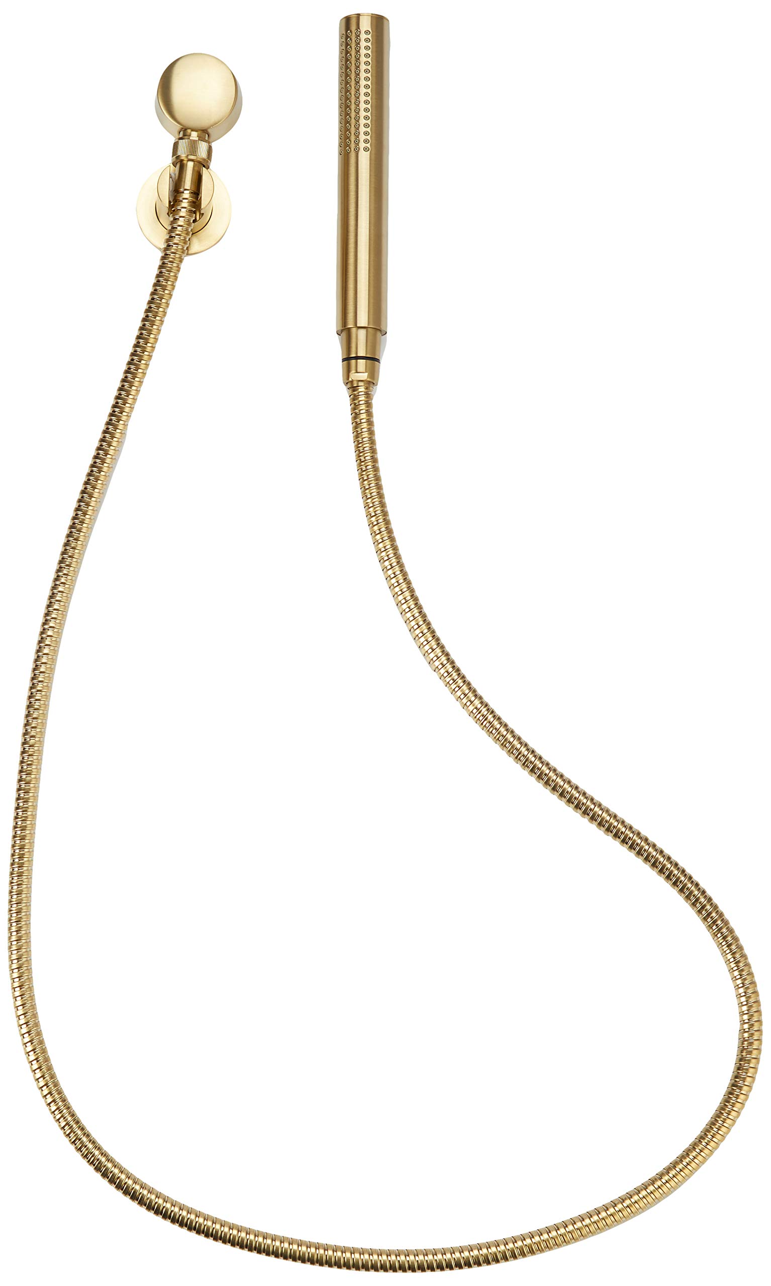 Pfister LG16-1NCBG Contempra 4-Piece Wallmount Handshower, Brushed Gold, 60" Metal Hose, Spray Head with Easy to Clean Nozzles, 1-Hole Installation