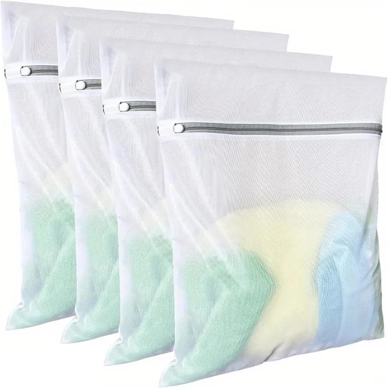 Dryer Lint Bags 5Pcs Mesh Laundry Bags Set Delicate Lingerie Wash Anti-deformation Winding College Dormitory Dirty Clothes Storage