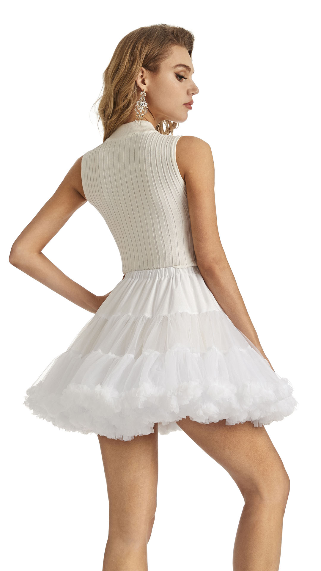 Jupon Court En Tulle – Pour Cosplay, Robe Ou Jupe Volume, Taille élastique Jupon Court Cosplay