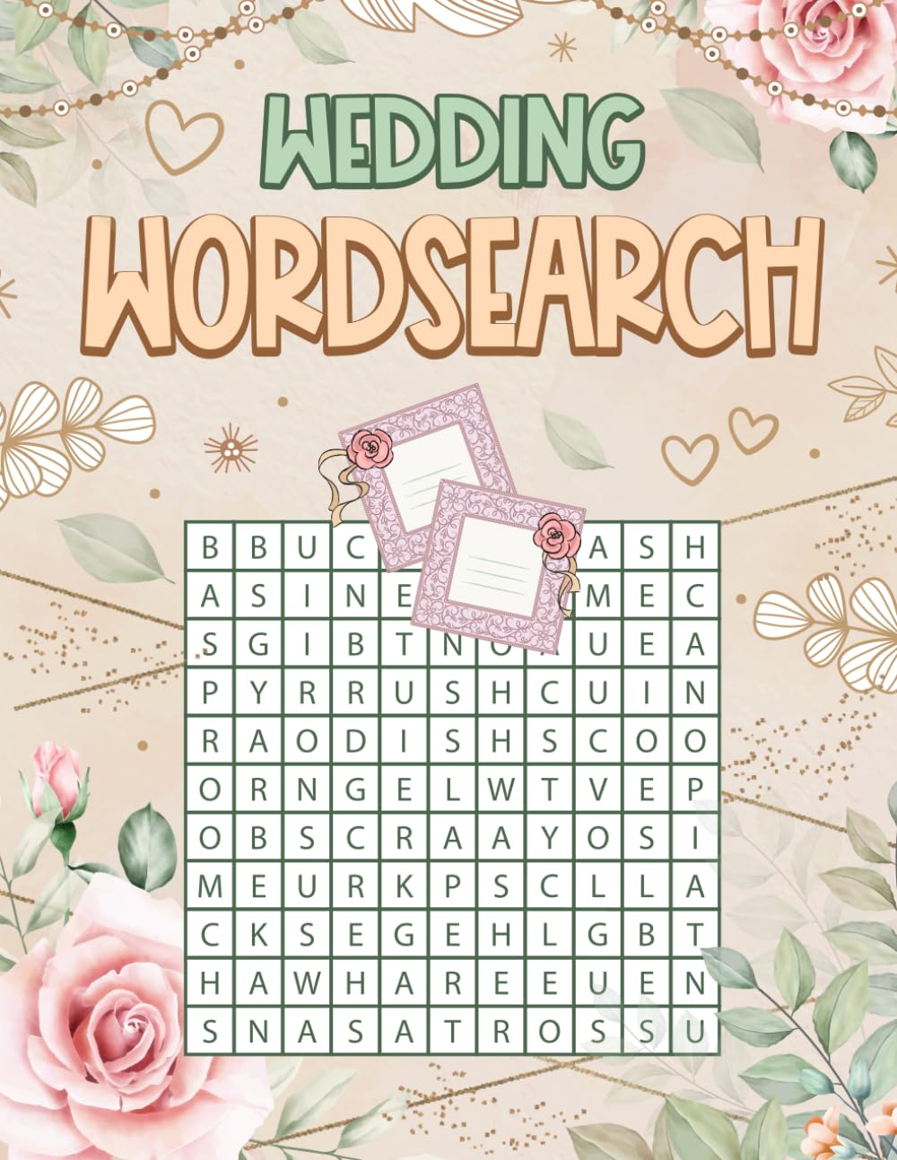 Wedding Wordsearch book for all ages | seniors, adults and kids | Fun word puzzles | 8.5 x 11 size: Word game for those getting married or just love weddings!