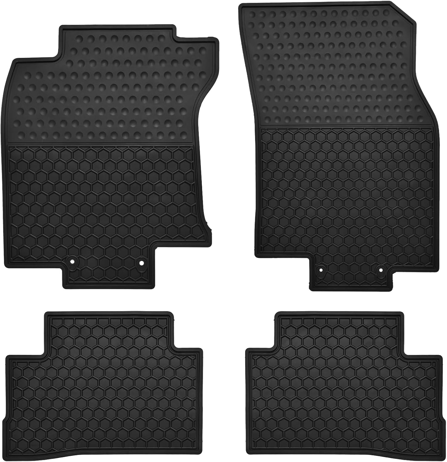 Car Floor Mats Custom Fit for Nissan Rogue 2020 2019 2018 2017?Sport Only? Odorless Rubber All Weather Car Floor Liner-Black Black Floor mats:2014-2020?Sport Only?