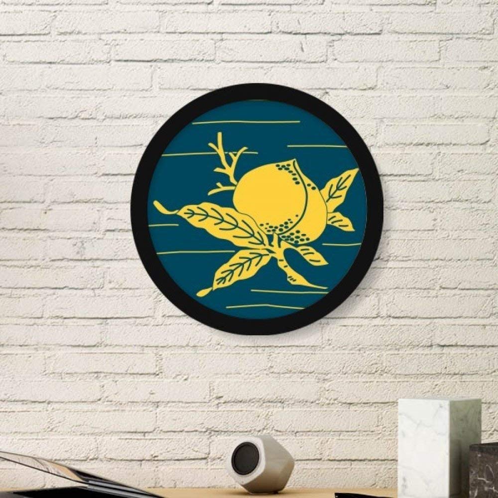 Cadre peintures accueil pour salon : deco murale jaune peche DIYthinker