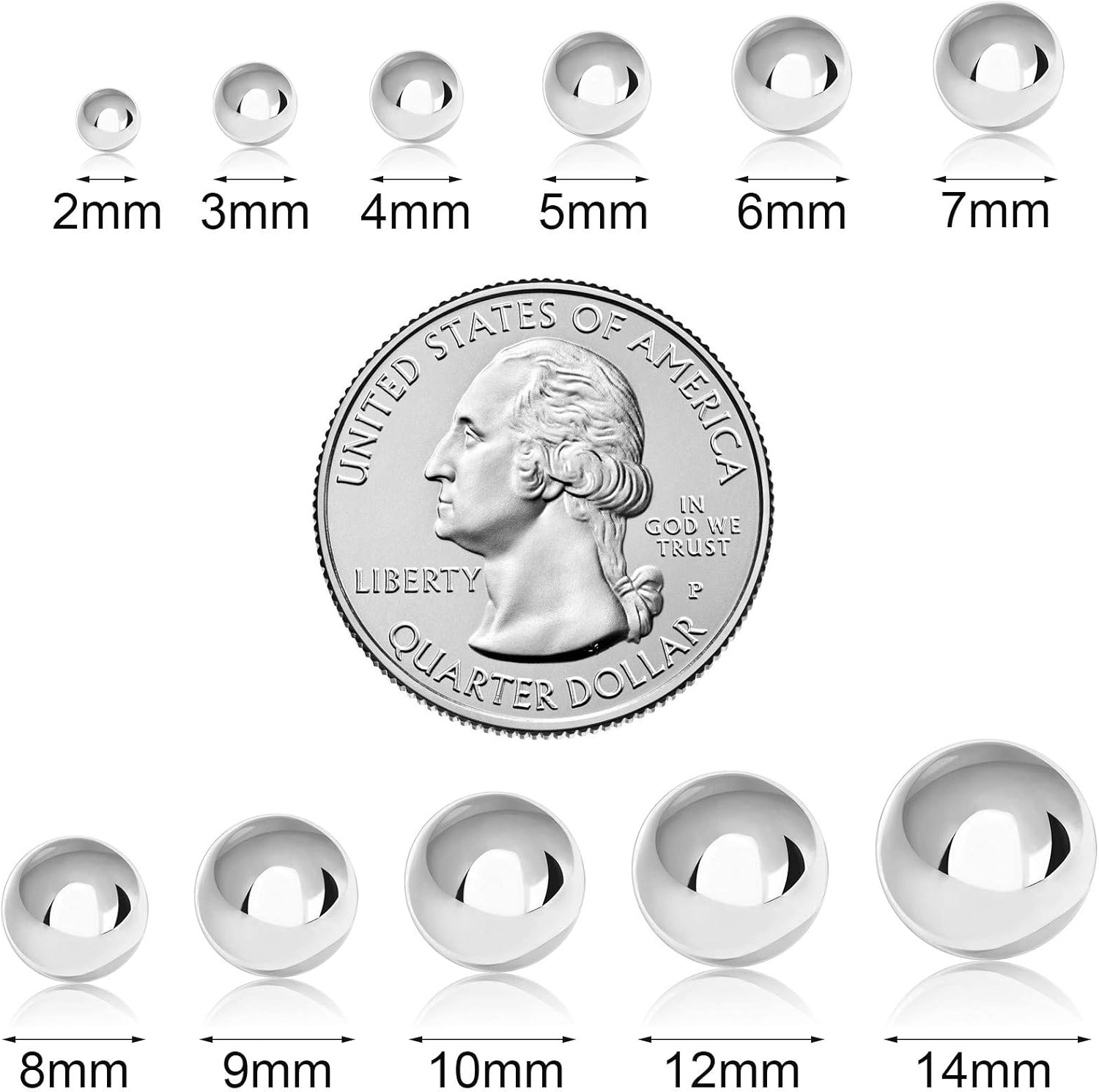 Savlano 925 Sterling Silver 18K Gold Plated Ball Stud Earrings For Women & Men - Image 5