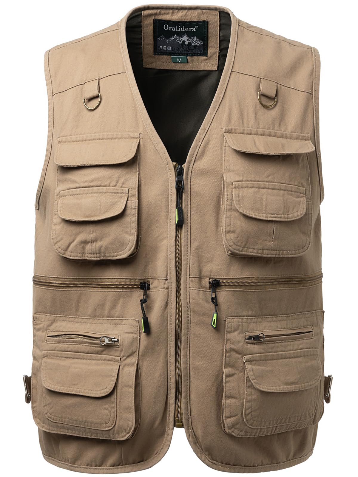 Chaleco de Pesca para Hombres Chaqueta sin Mangas Multibolsillos