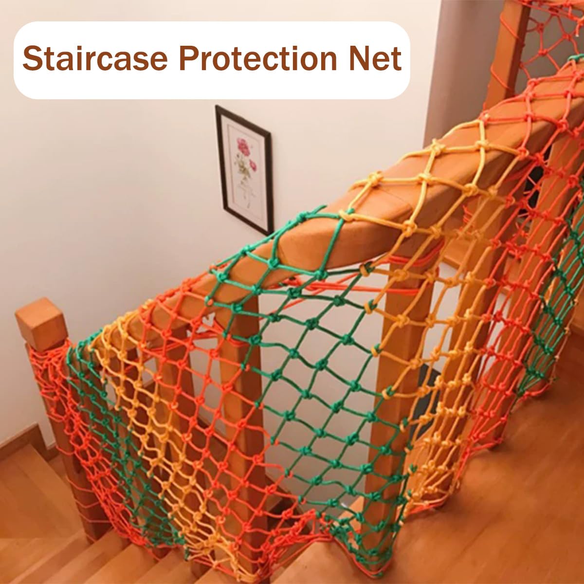 Rete protettiva di sicurezza per animali domestici e bambini, altalena, casetta sull'albero, finestre/balcone/ringhiera per scale, parchi giochi all'aperto, arrampicata, anti-caduta, reti