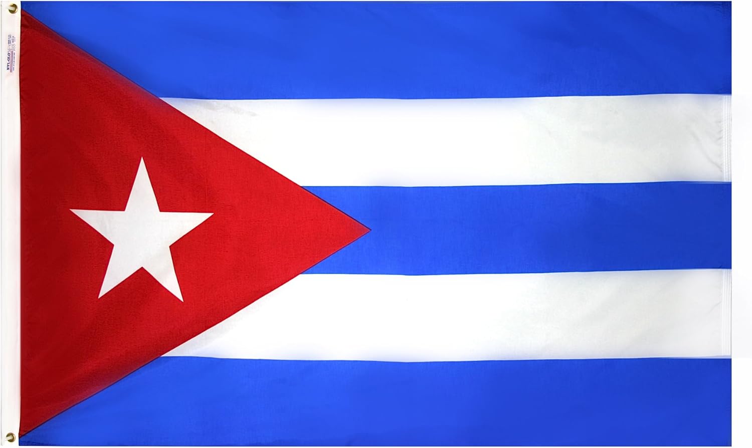 Annin Flagmakers Cuba Flag USA-Made to Official United Nations Design Specifications, 3 x 5 Feet (Model 191904)