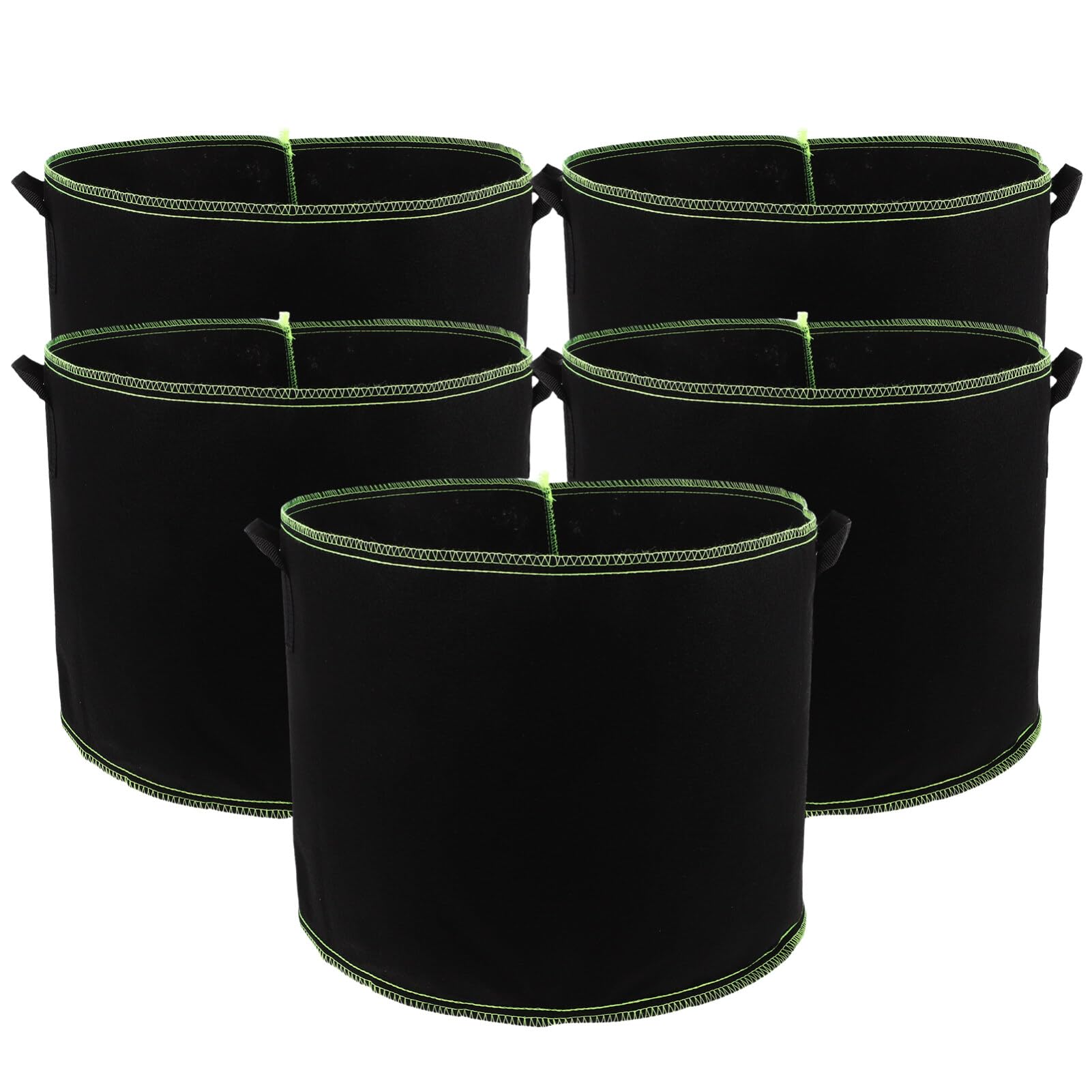 Happyyami 5pezzi Sacchetti Per Coltivazione Borse Giardinaggio Non Resistente e Traspirante Per Facile e