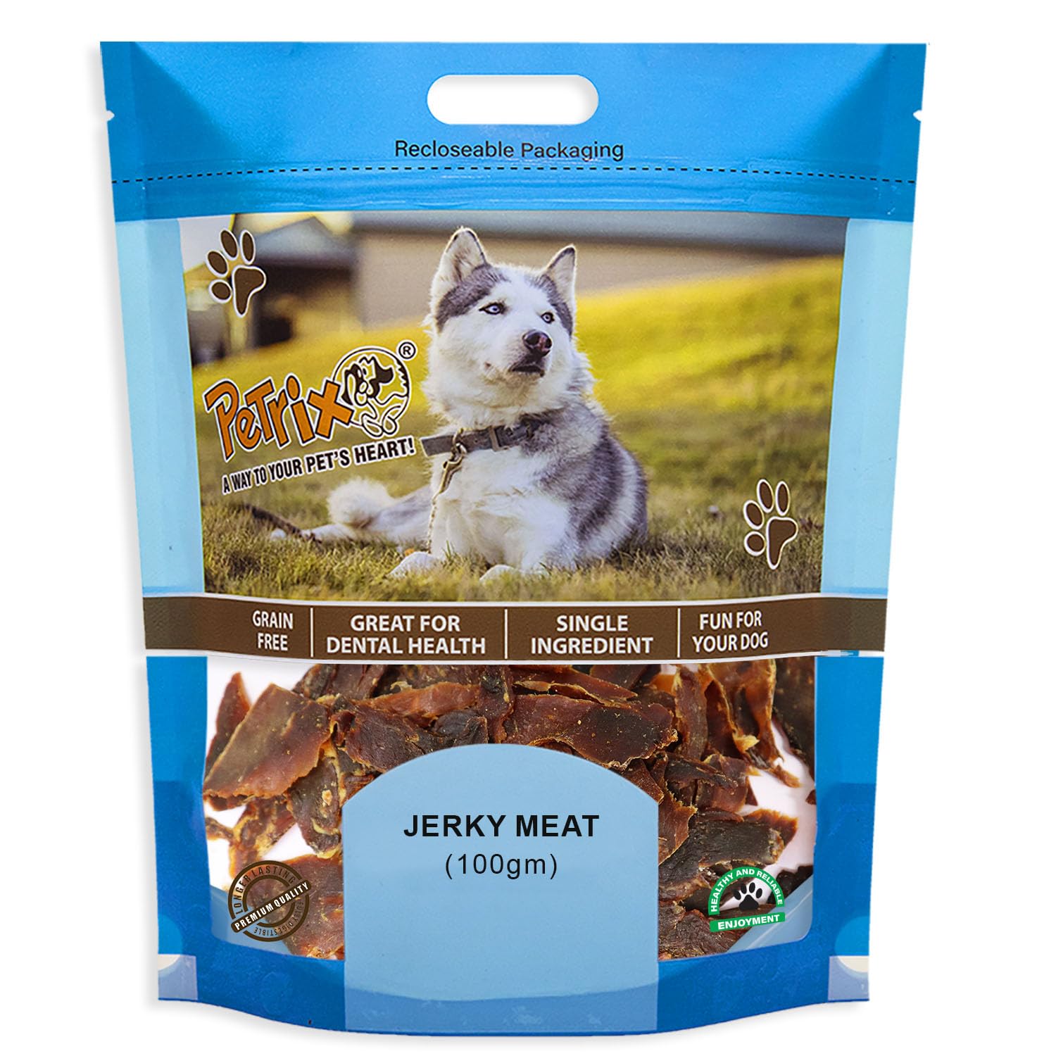 Petrix Buffalo Meat Jerky Dog Treat- 100 Gm, Highly Nutritional & Digestible, Suitable for All Dog Breeds, Easy to Digest, No Artificial Flavors Added (B0CTHNKD35) Amazon Price History, Amazon Price Tracker