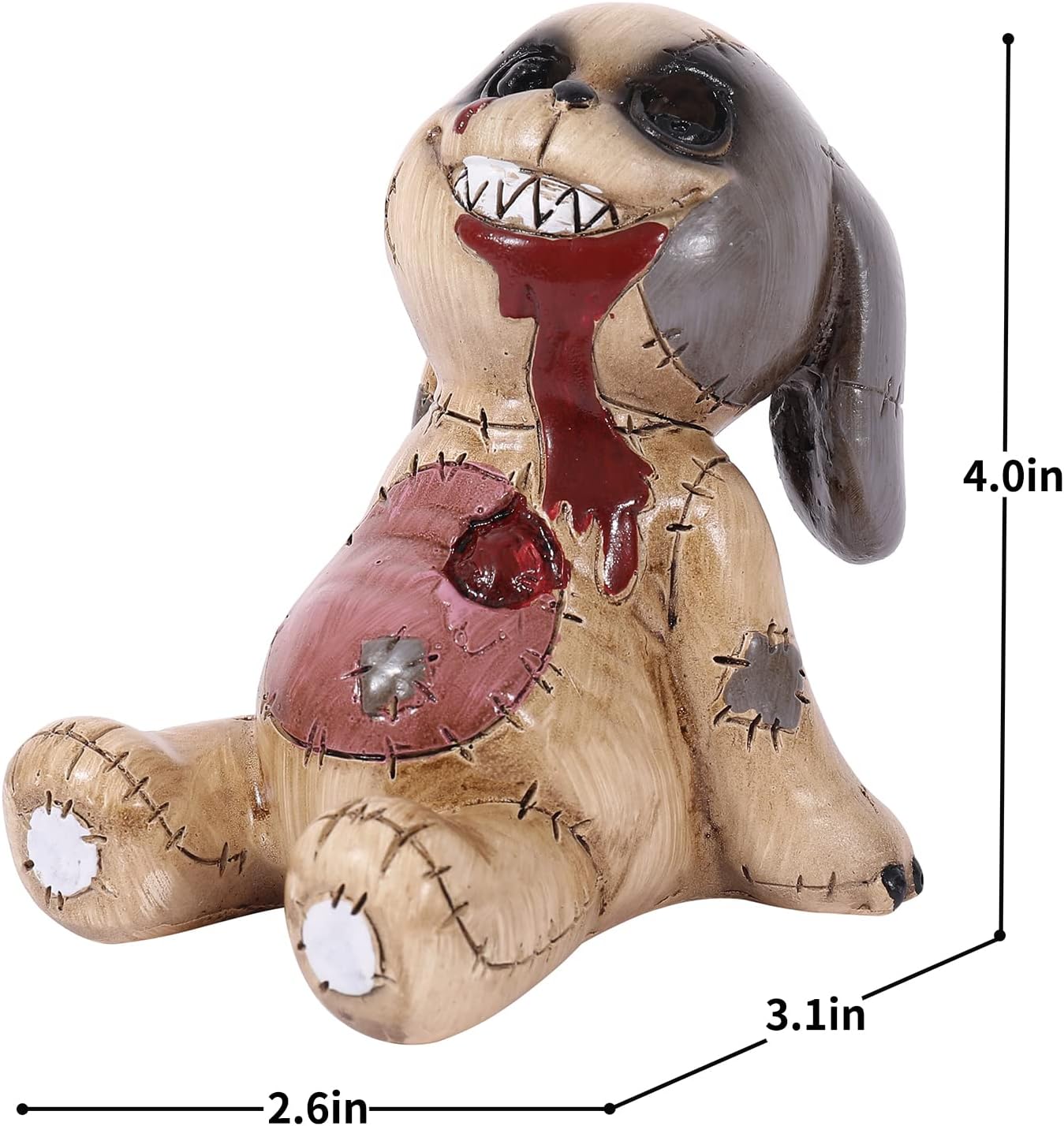 Cool Doll Cone Incense Burner Unique Resin Holder Halloween Desk Decor