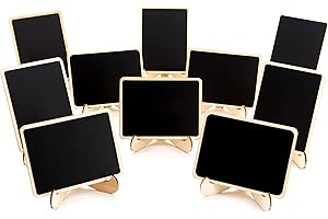 Convenient Mini Chalkboards for Versatile Messaging and Decoration