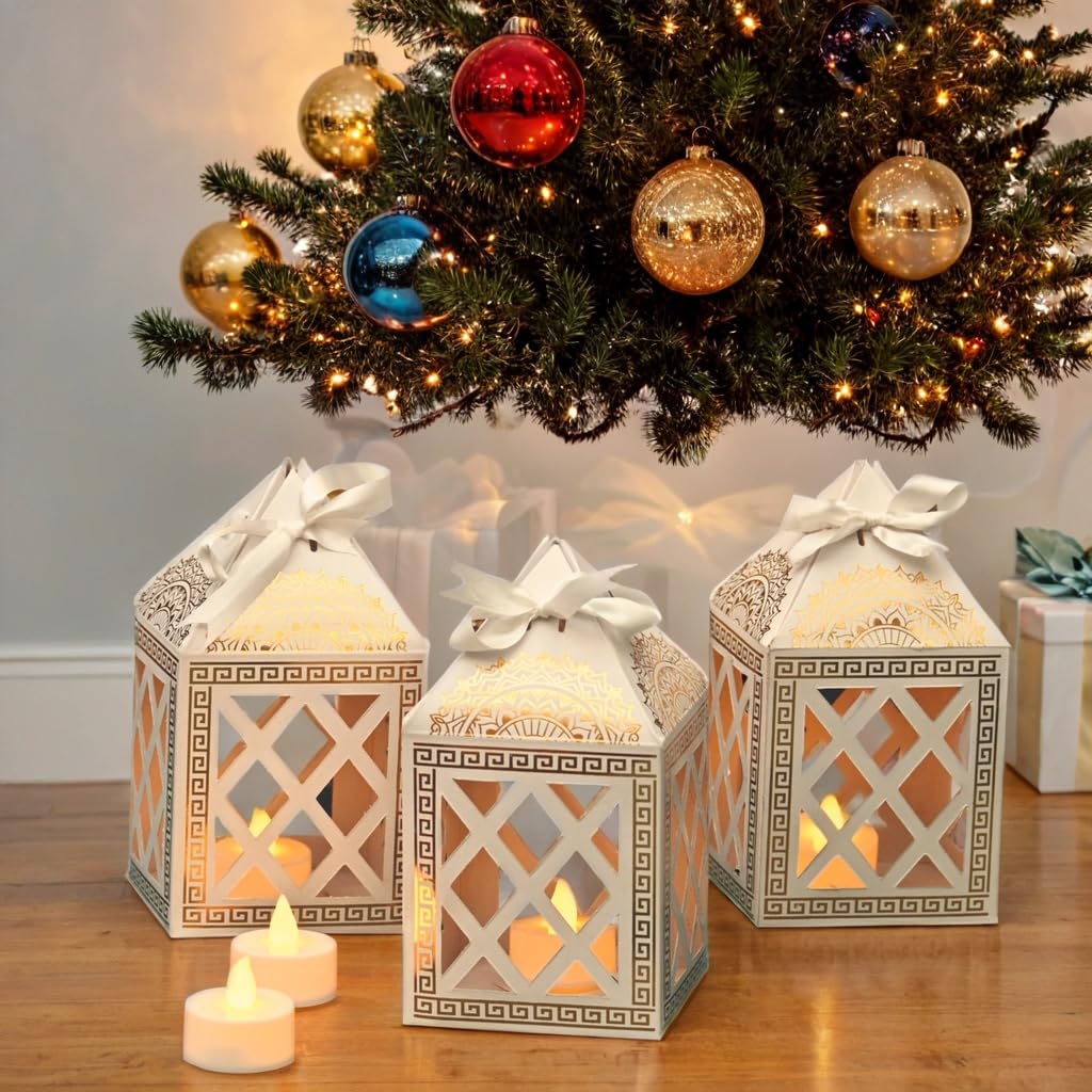 TOYXE Paper Lantern LED Tea Lights Candle for Decoration Set of 10 Pieces | Merry Christmas Decoration Item (B0DGXW2FNS) Amazon Price History, Amazon Price Tracker