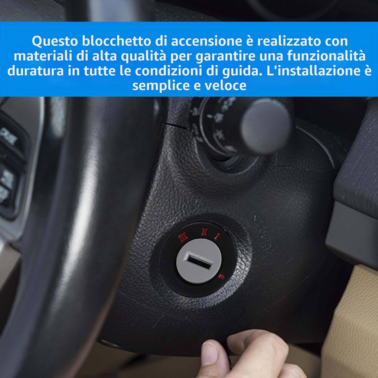 DBREAKS Interruttore di Blocco dell'accensione con Chiavi 9115863 90511999 Compatibile con Vauxhall Tigra B Combo C Meriva-A Corsa-C, Serratura di Sicurezza e Chiavi