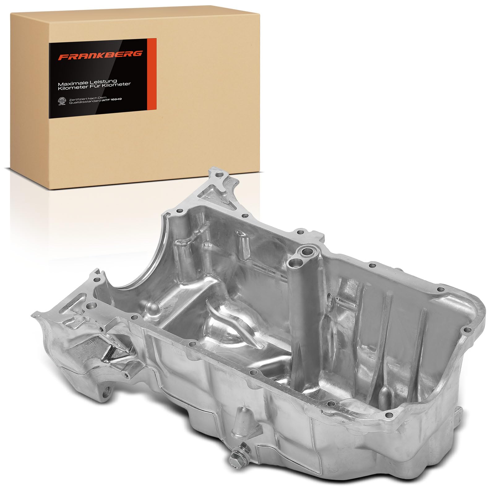 Frankberg Coppa dell'olio con tappo di scarico dell'olio 11200RB0000 | Compatibile con: J.a.z.z III GE GG GP ZA,Civic VIII Hatchback FK FN