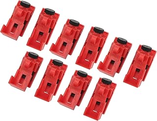 Clamp On Circuit Breaker Lockout Device, 10PCS Engineering Plastic Power Switch Lock, Suitable for â‰¤16.5mm Handle