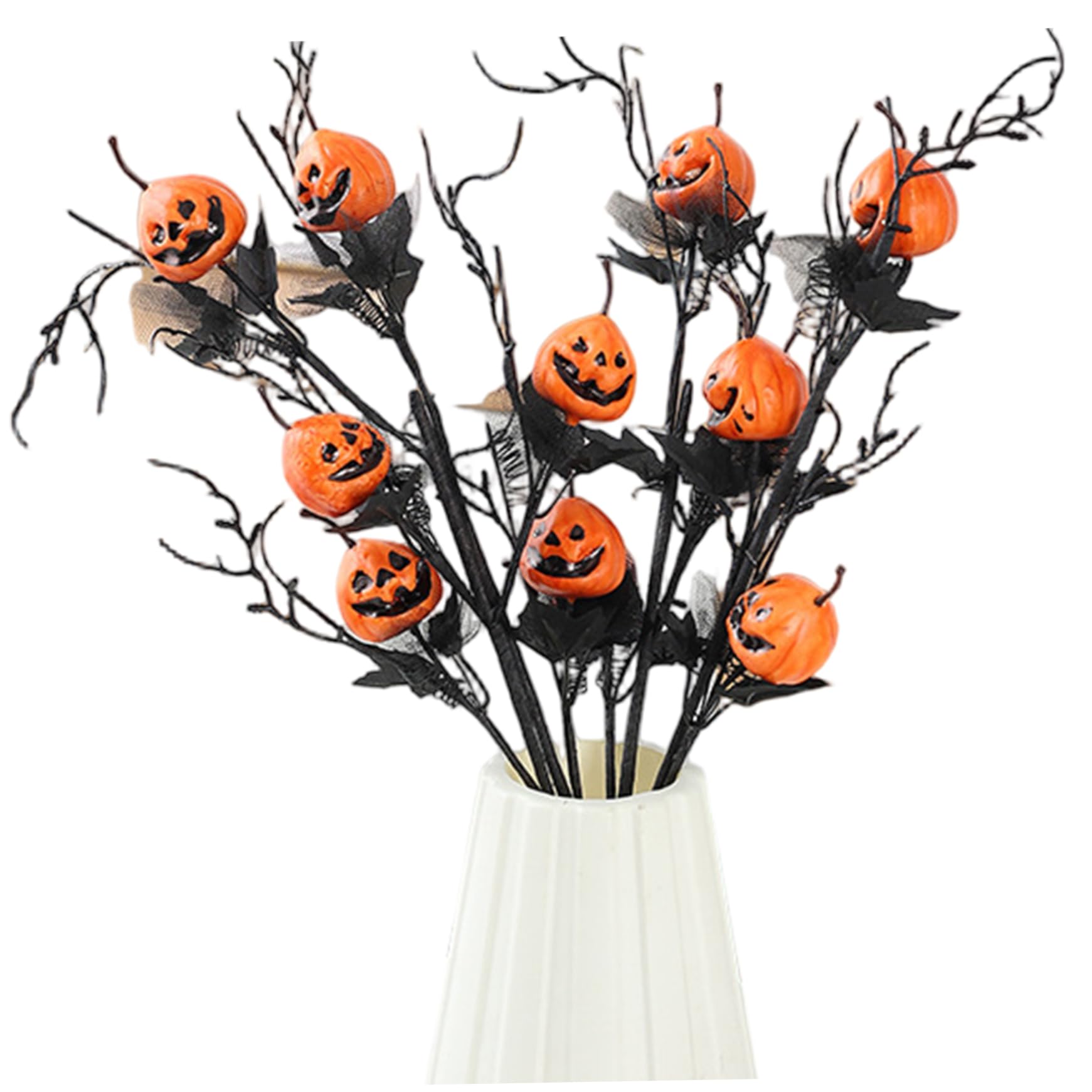 Striegro 3 Pcs Halloween Pumpkins, Foam, Vintage, Party Decor..