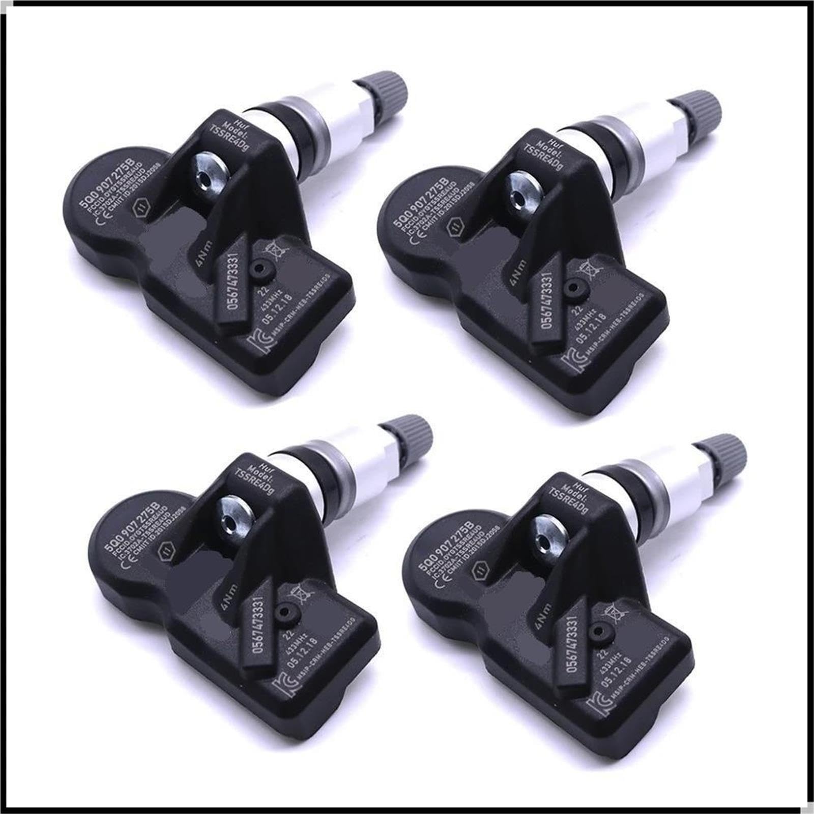 Sensor de presión de neumáticos TPMS 5Q0907275B para Volkswagen Tiguan, Allspace, Audi, Porsche y Skoda