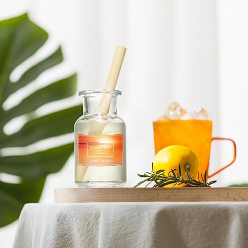 Miniatura 8 de Juego de difusor de varillas para el hogar, difusor de varillas de aceite perfumado de 5.3 onzas, difusor perfumado de spa para dormitorio, baño,