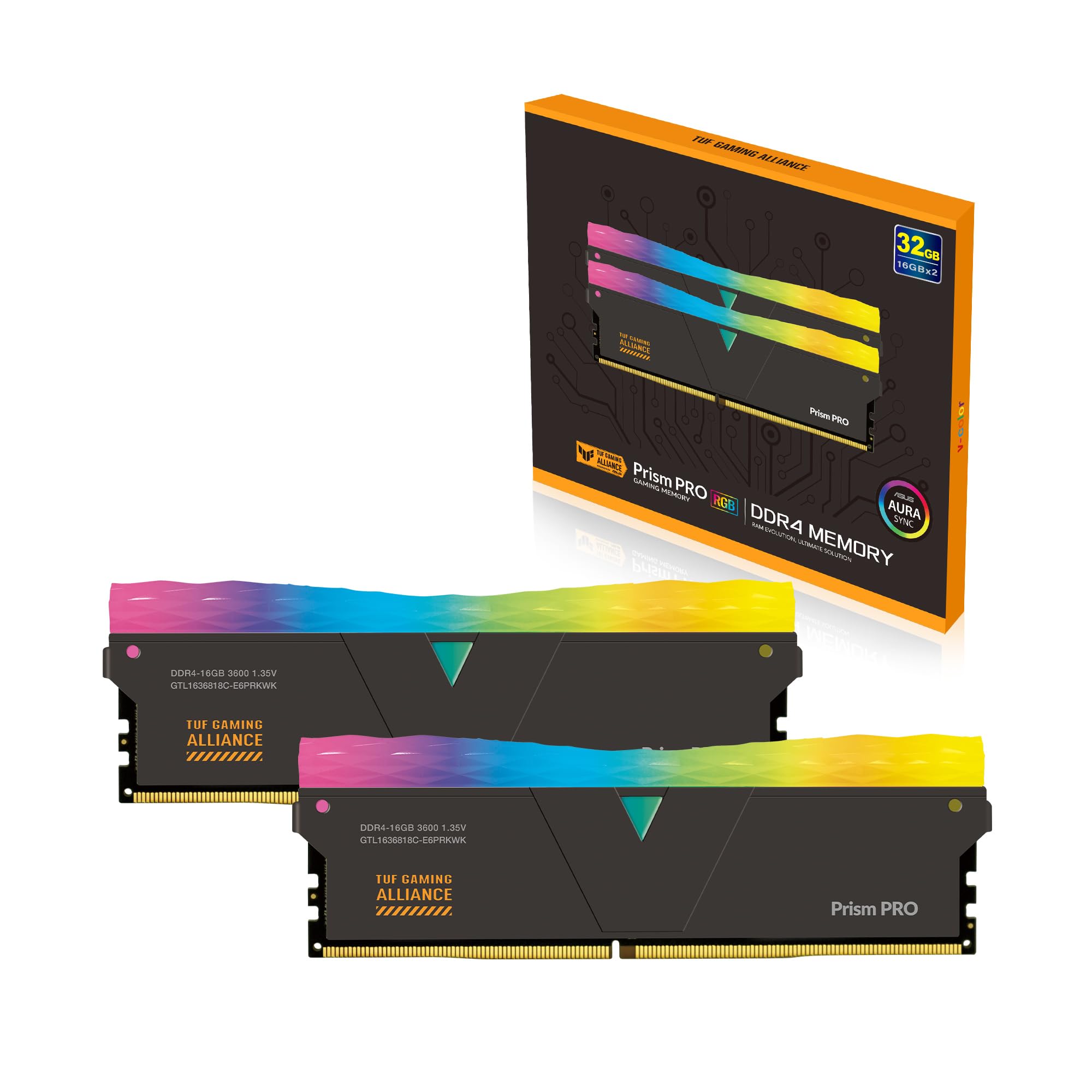 Amazon.com: V-Color DDR4 (TUF Gaming Alliance) Prism PRO RGB 32GB