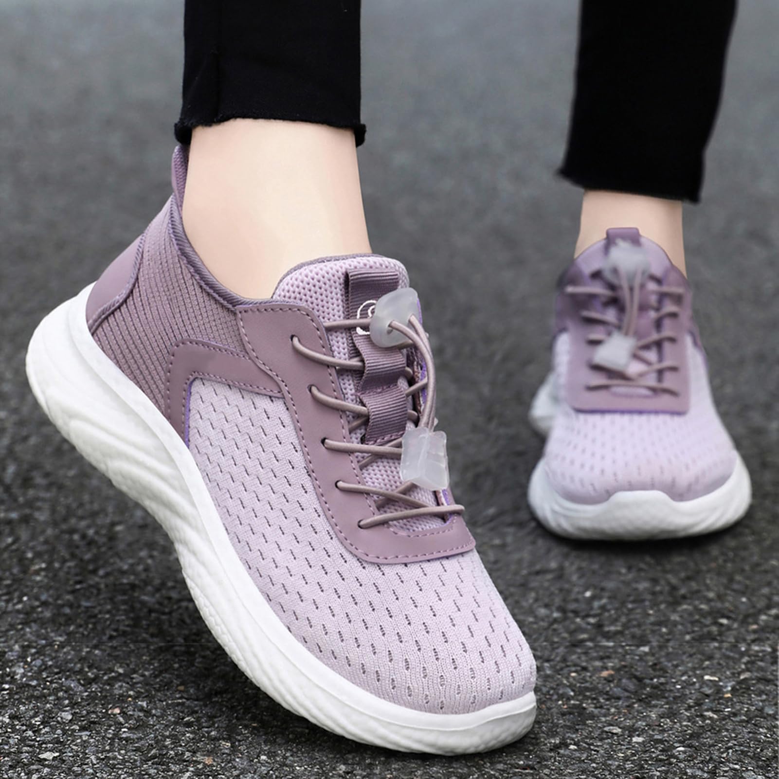 Damskie buty dla cukrzyków, ortopedyczne, zdrowotne, oddychające, antypoślizgowe, antypoślizgowe, buty do chodzenia, buty outdoorowe, modne buty do biegania, obcas klinowy