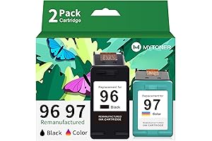 MYTONER 96 and 97 Remanufactured Ink Cartridge Replacement for HP