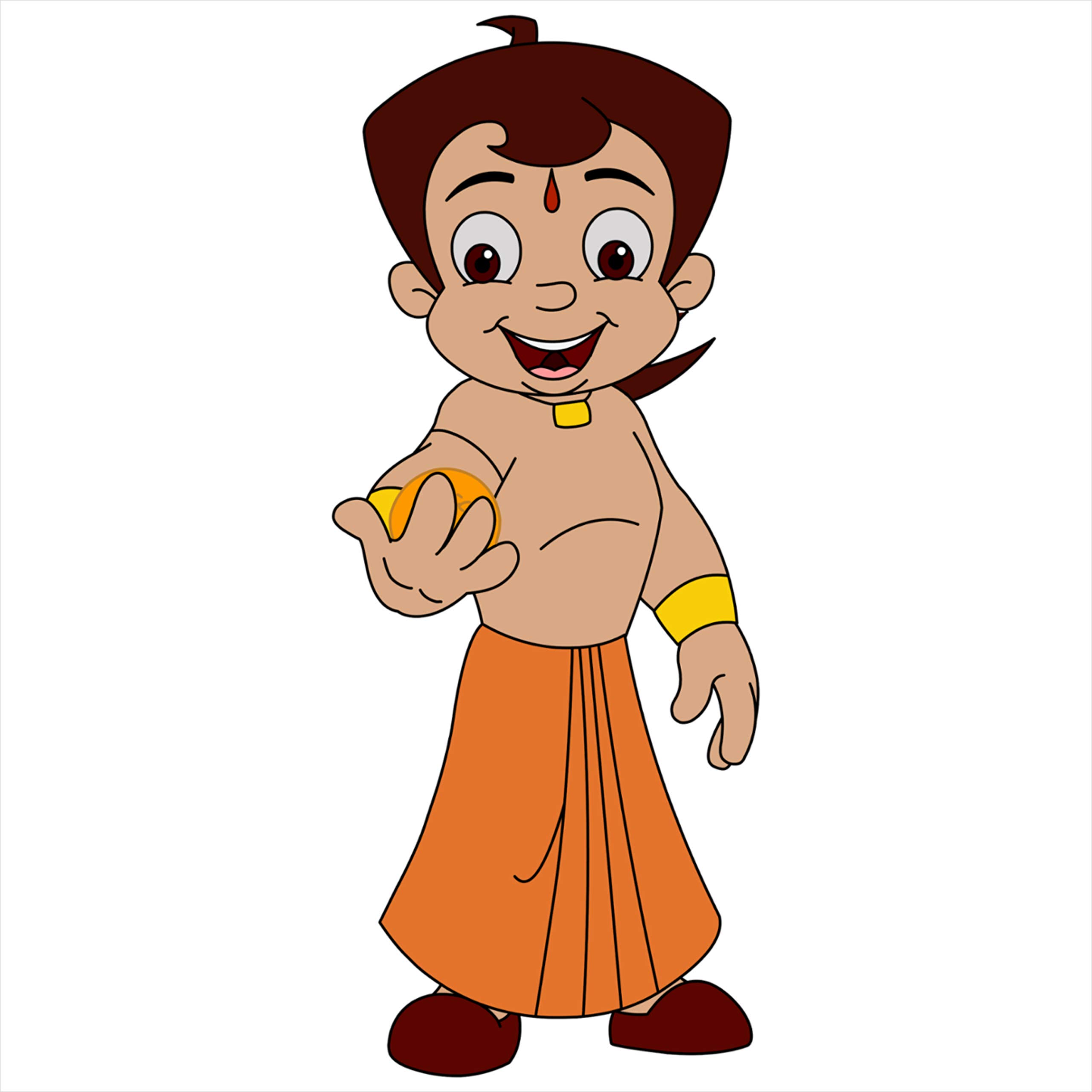 Print Experts India Bheem Sticker for Kids – 13x19 Inch Large Size Vinyl Wall Decor for Gate, Room, or Cupboard | Colorful Cartoon Poster | Easy Peel & Stick | Pack of 1 Piece-image-21