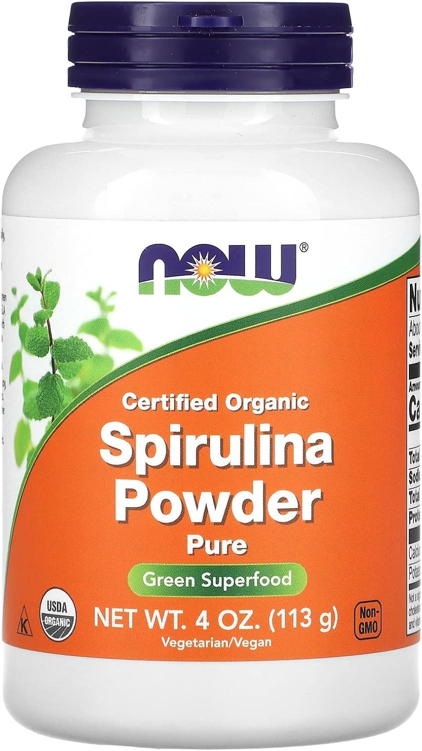 Now Foods Certified Organic Spirulina Powder,... Now Foods Certified Organic Spirulina Powder,...