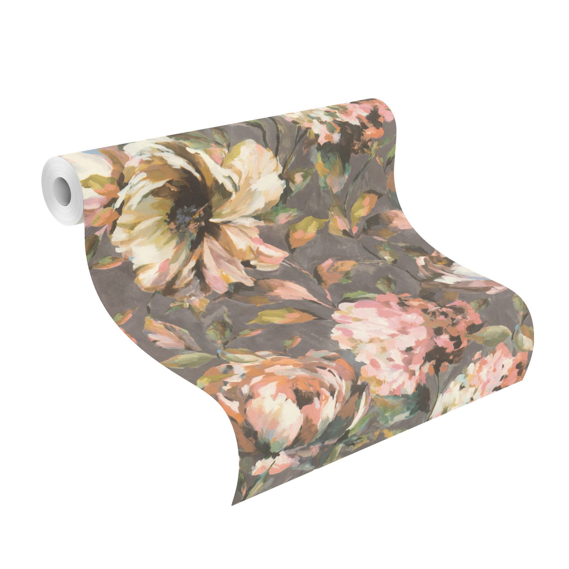 Rasch 795011 Florale mit kleinen Blumen und Blättern in Grün Rosa und Orange 10,05m x 0,53m (LxB) ab 21,79 € | Preisvergleich bei