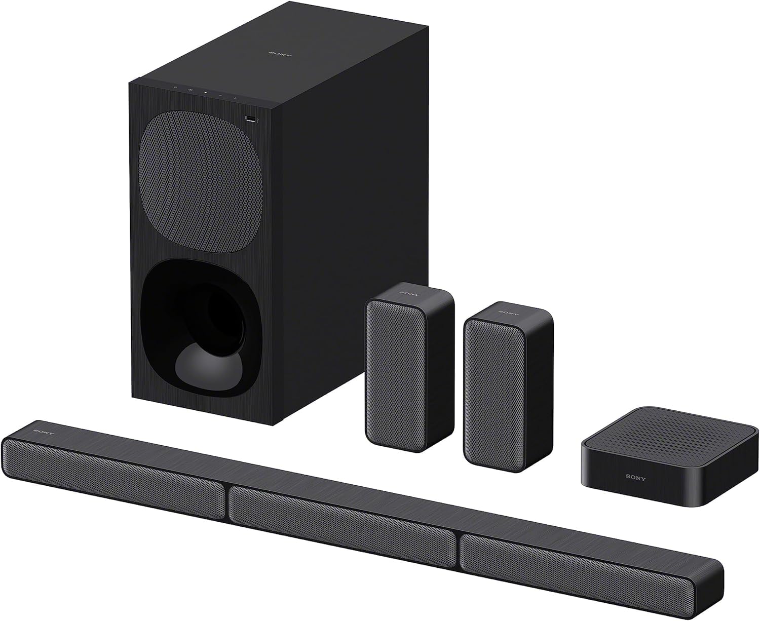 Sony HT-​S40R - Barre de Son 5.1ch Home Cinéma avec Enceintes Satellites sans Fil, Noir