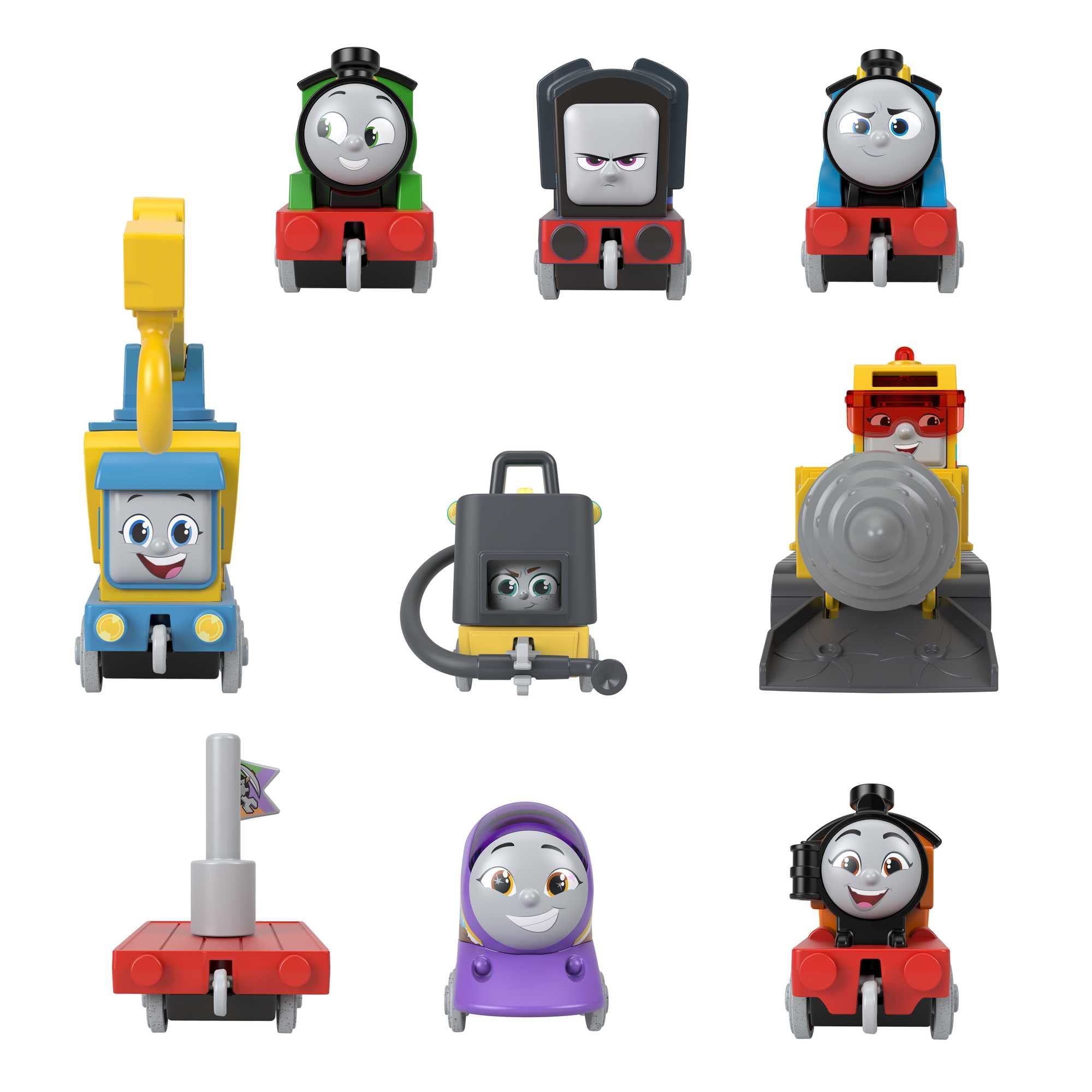 Thomas & Friends Thomas et ses amis Coffret Le Mystère de la Montagne du Mirador, trains miniatures et accessoires, coffret 10 pièces, Jouet Enfant, Dès 3 ans, HMC25