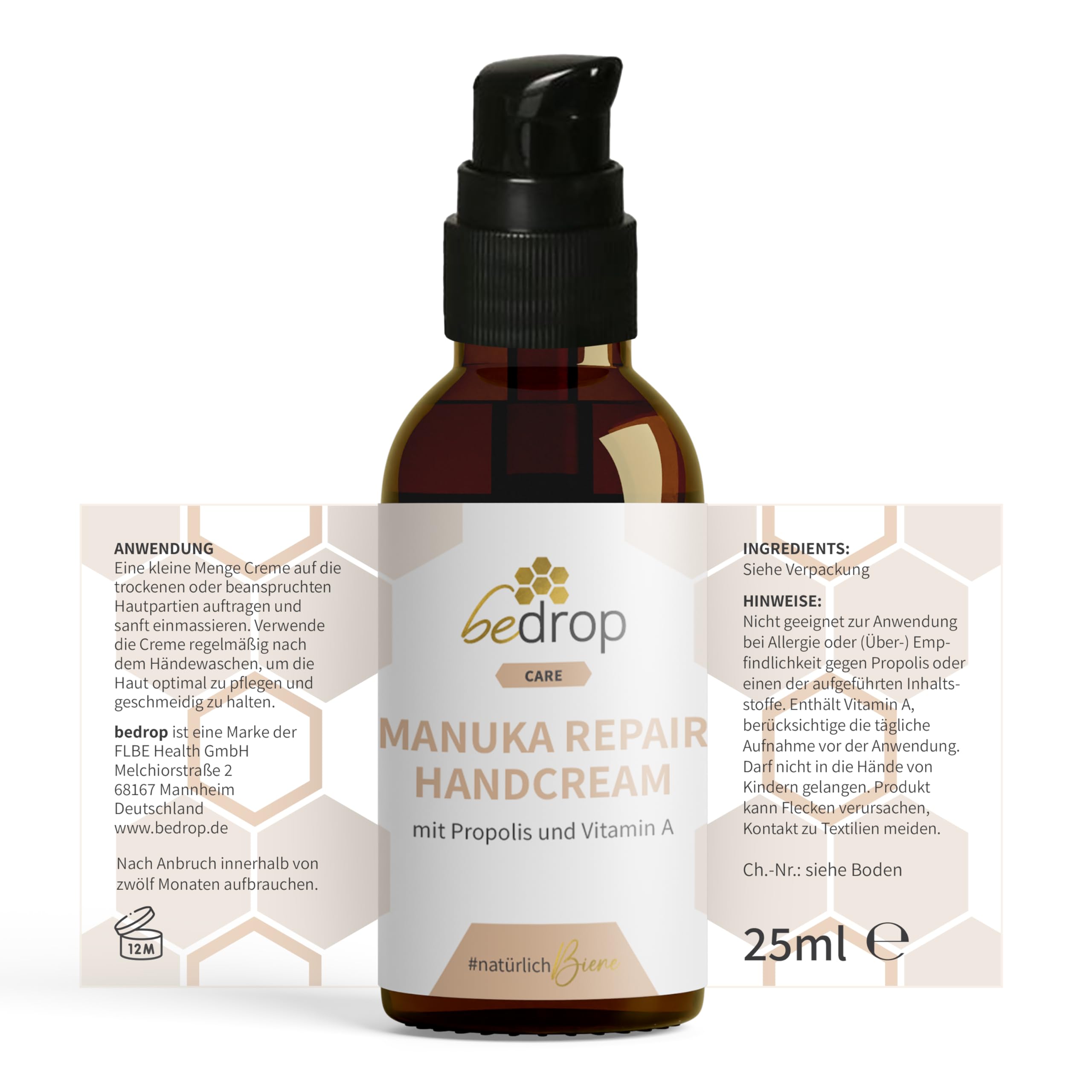 bedrop | XXL Hautpflege Set in Sondergrößen mit Royale Lotion, BeeBalm & Handcreme | LIMITIERT