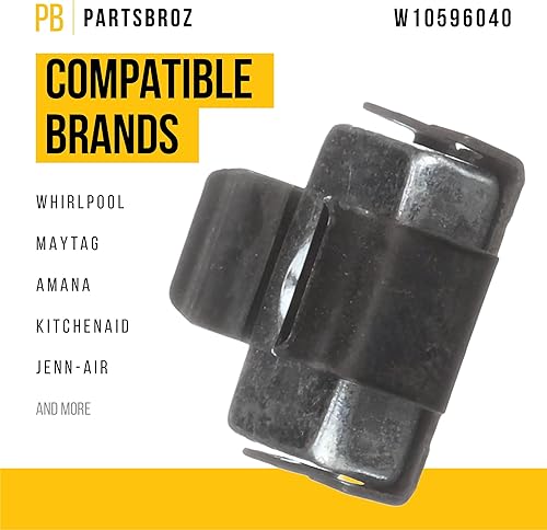 Miniatura 2 de PartsBroz W10596040 Tuerca de montaje – Compatible con horno microondas Whirlpool Maytag Amana KitchenAid – Sustituye a AP5688871 2754437 8206021