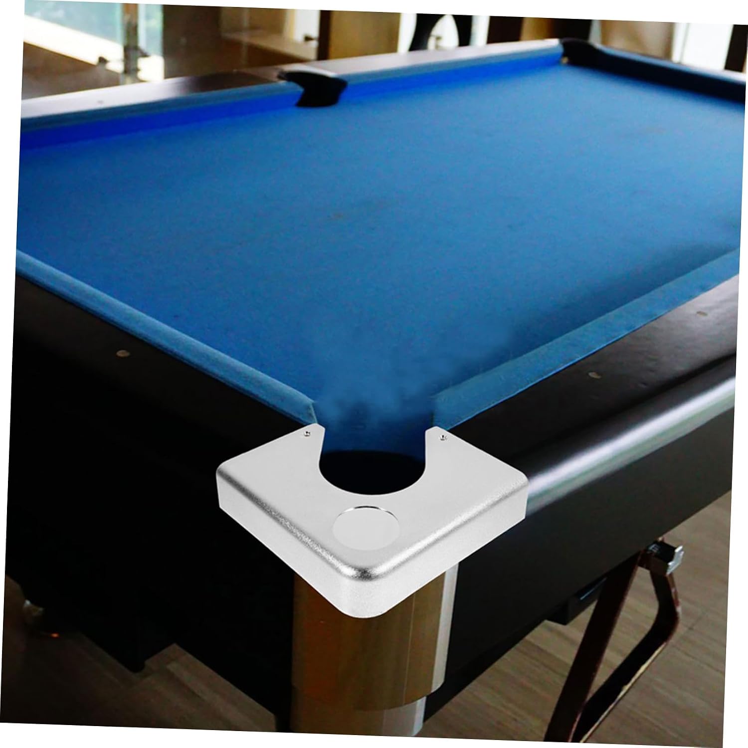 8pcs Chrome Billiard Table Corner Plates Abs Protective Guards Pool Table Hardware Accessories for Stable Snooker Support and Enhanced Play Experience