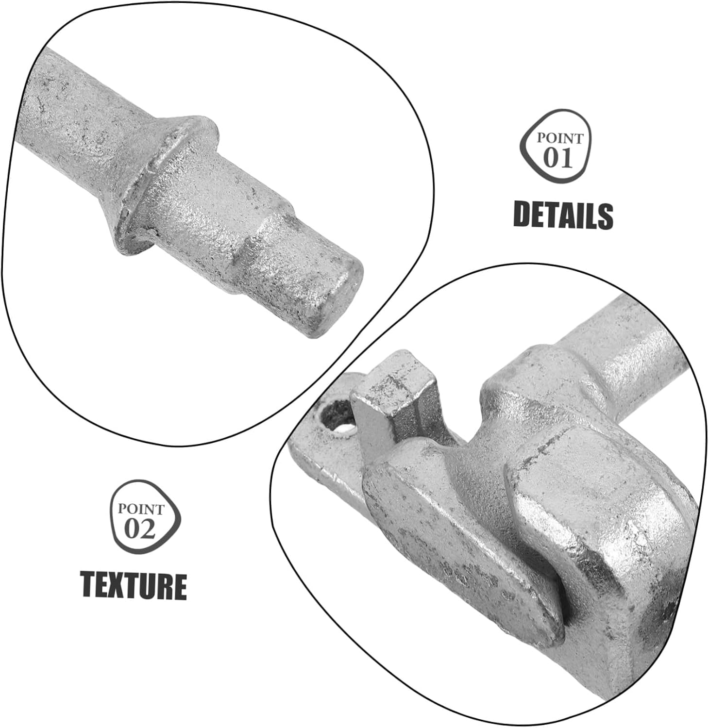 Truck Bed Tailgate Latch Lock, Iron Trailer Door Security Hardware