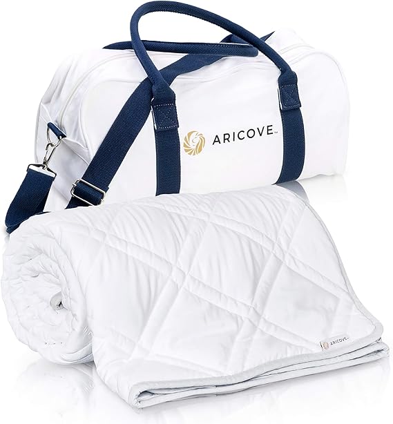 Aricove Cooling Weighted Blanket, 15 pounds, Twin Heavy