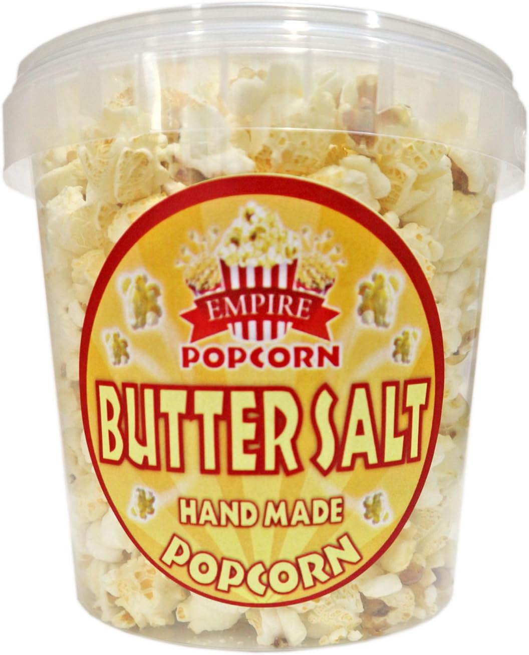 Ready Made Popcorn 1.2 Litre Tub Butter Salt