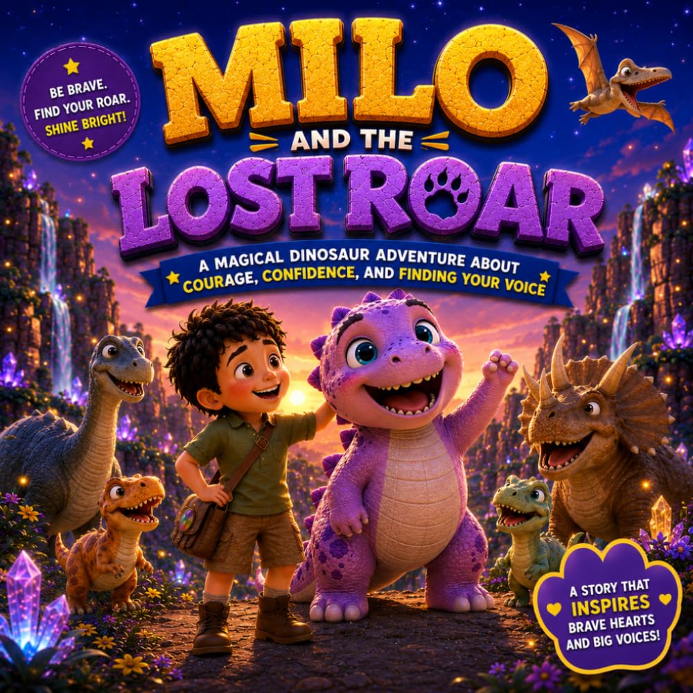 Milo and the Lost Roar: A Magical Dinosaur Adventure About Courage, Confidence, and Finding Your Voice (Milo's Magical Dino Adventures)