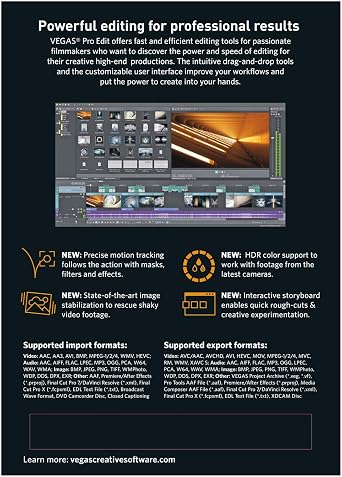 VEGAS Pro 16 Edit - Professional video and audio editing [PC Download]